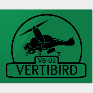 VB-02 Vertibird Posters and Art